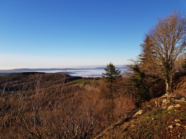 Paysage d'hiver, Mont Mahoux