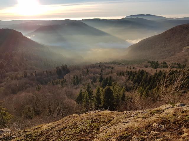 Paysage d'hiver, Mont Mahoux