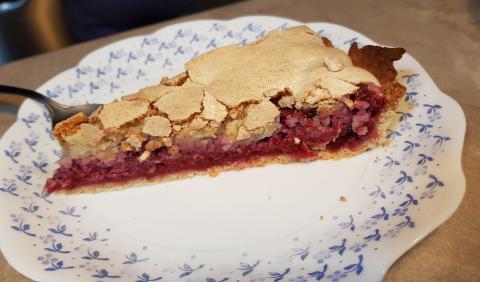 Tarte aux framboises